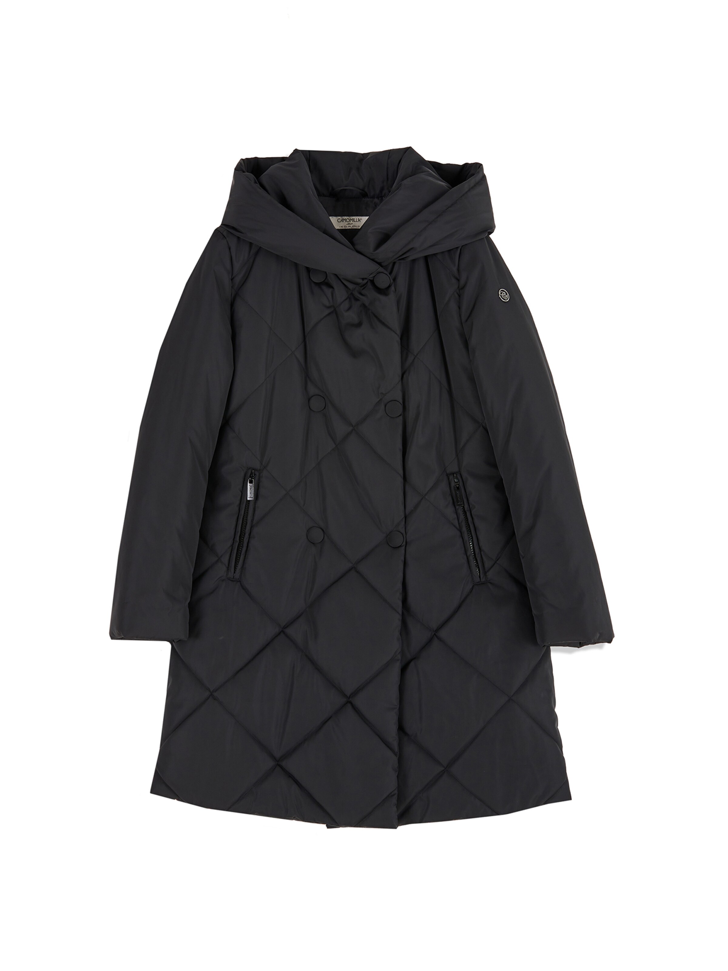 Camomilla Italia Winterjas 'Pierre' in de kleur Zwart, Productweergave