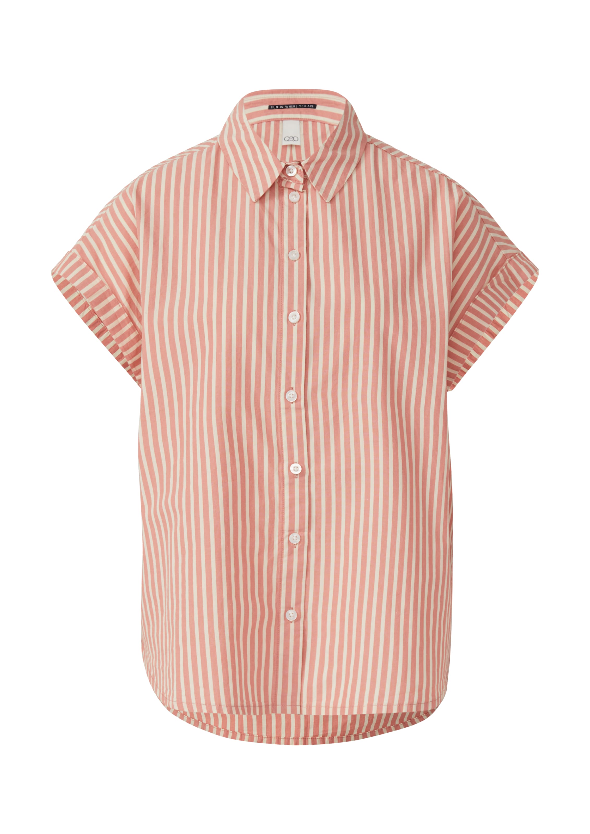 QS Bluse in Orange: Vorderseite