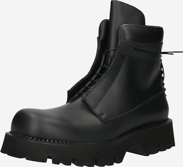 The Antipode - Botas com atacadores 'ABRA' em preto: frente