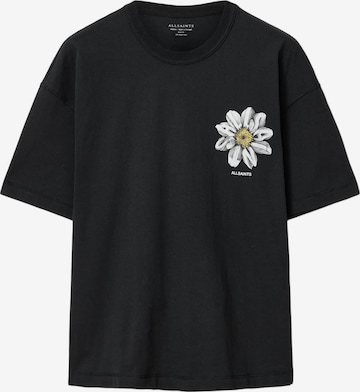 juoda AllSaints Marškinėliai 'PETALS': priekis