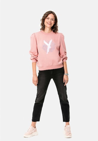Suri Frey Sweatshirt ' Freyday ' in Roze