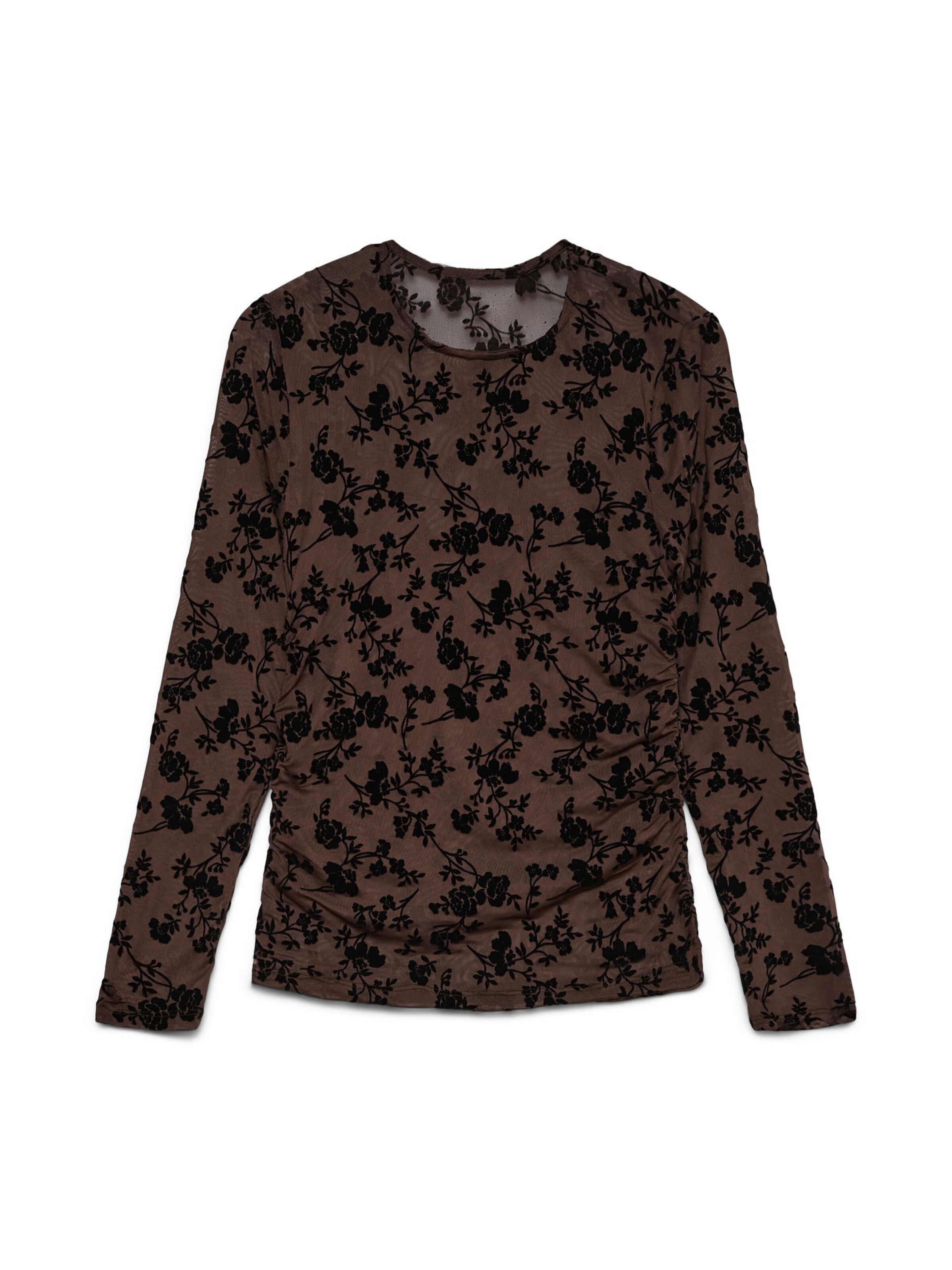 T-shirt 'AWLILIANA ' VERO MODA en marron : devant