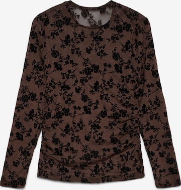T-shirt 'AWLILIANA ' VERO MODA en marron : devant