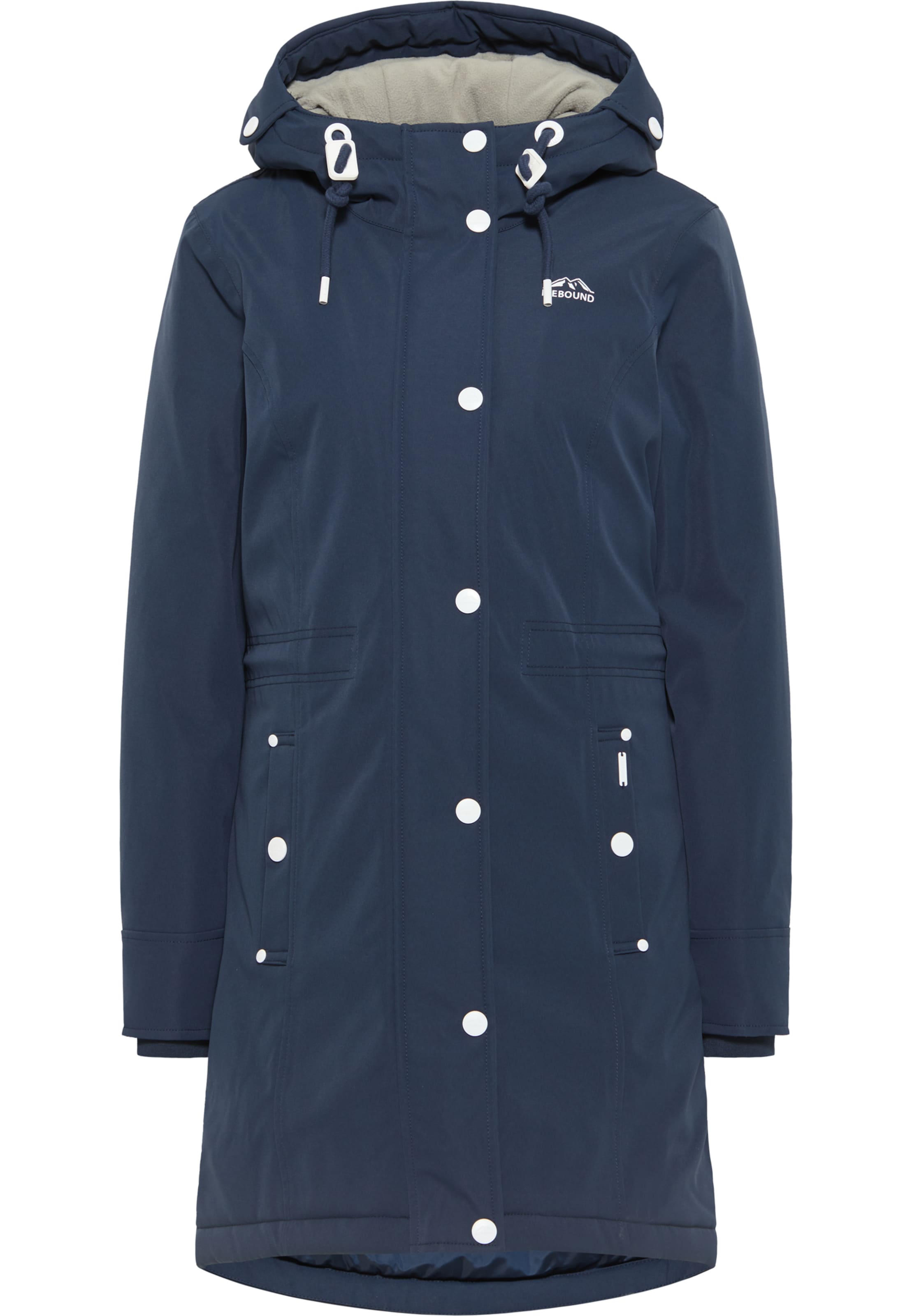 ICEBOUND Winterparka in Blau: Vorderseite