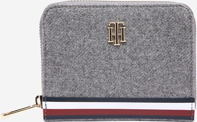 TOMMY HILFIGER Geldbörse in nachtblau / graumeliert / rot / weiß, Produktansicht