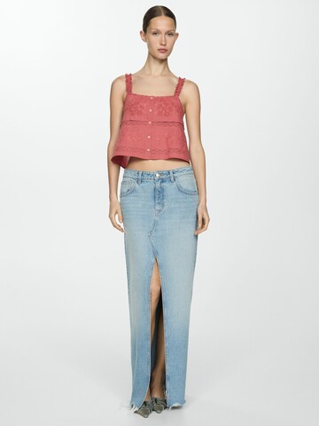 MANGO Top 'Alicante' – červená