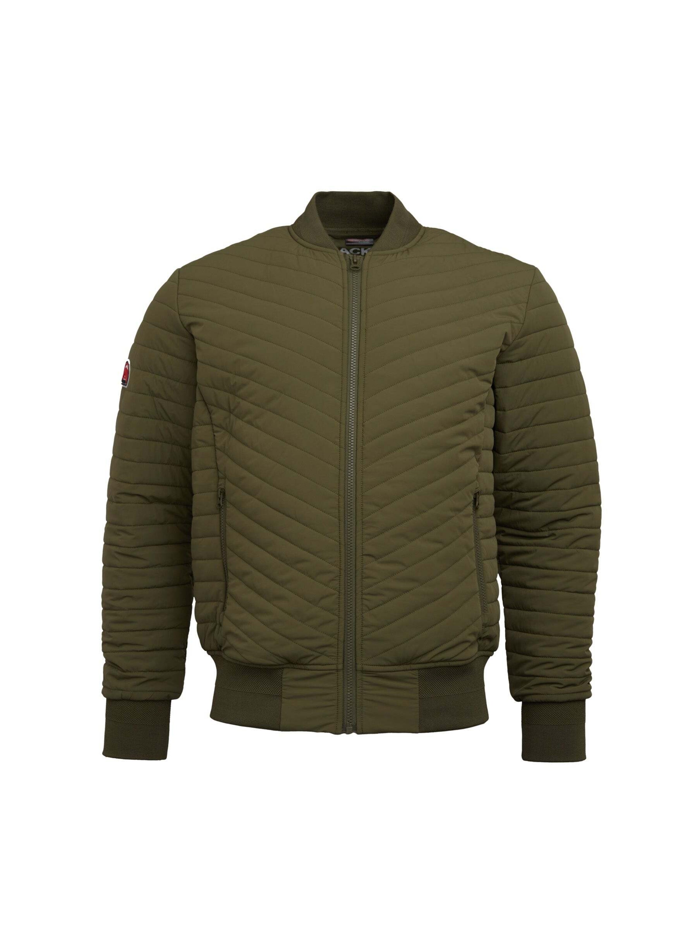 Giacca per outdoor ' Thermolite Kapuzenjacke ' di JACK1T in verde: frontale