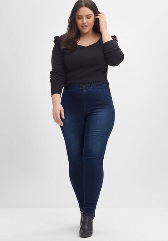 SHEEGO Skinny Jeans pajkice | modra barva