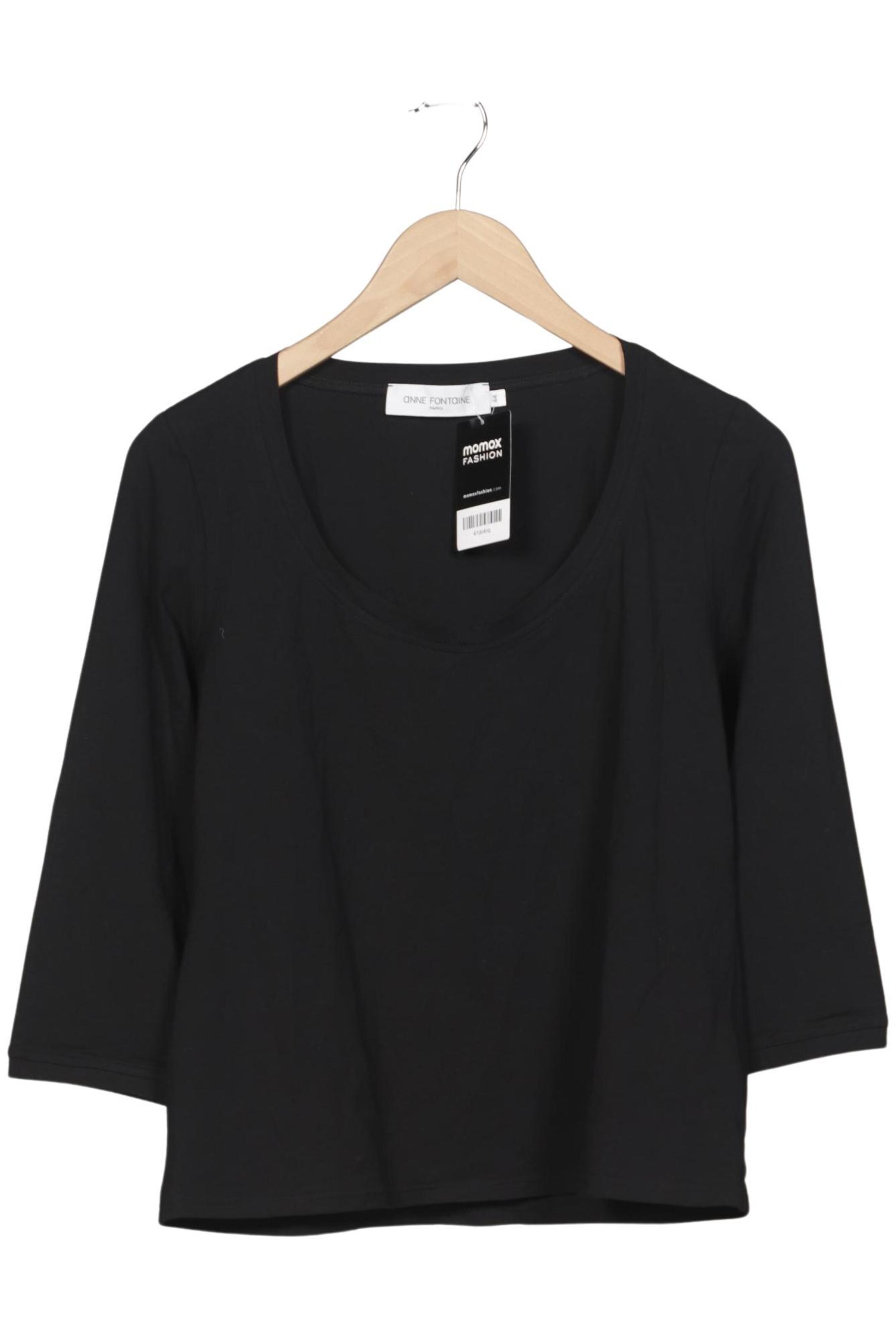 Anne Fontaine Top & Shirt in XXL in Black: front