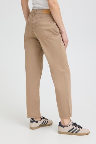 Pulz Regular Broek 'PZEVELYN' in Beige