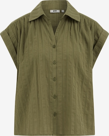 WE FashionBluza - zelena boja: prednji dio