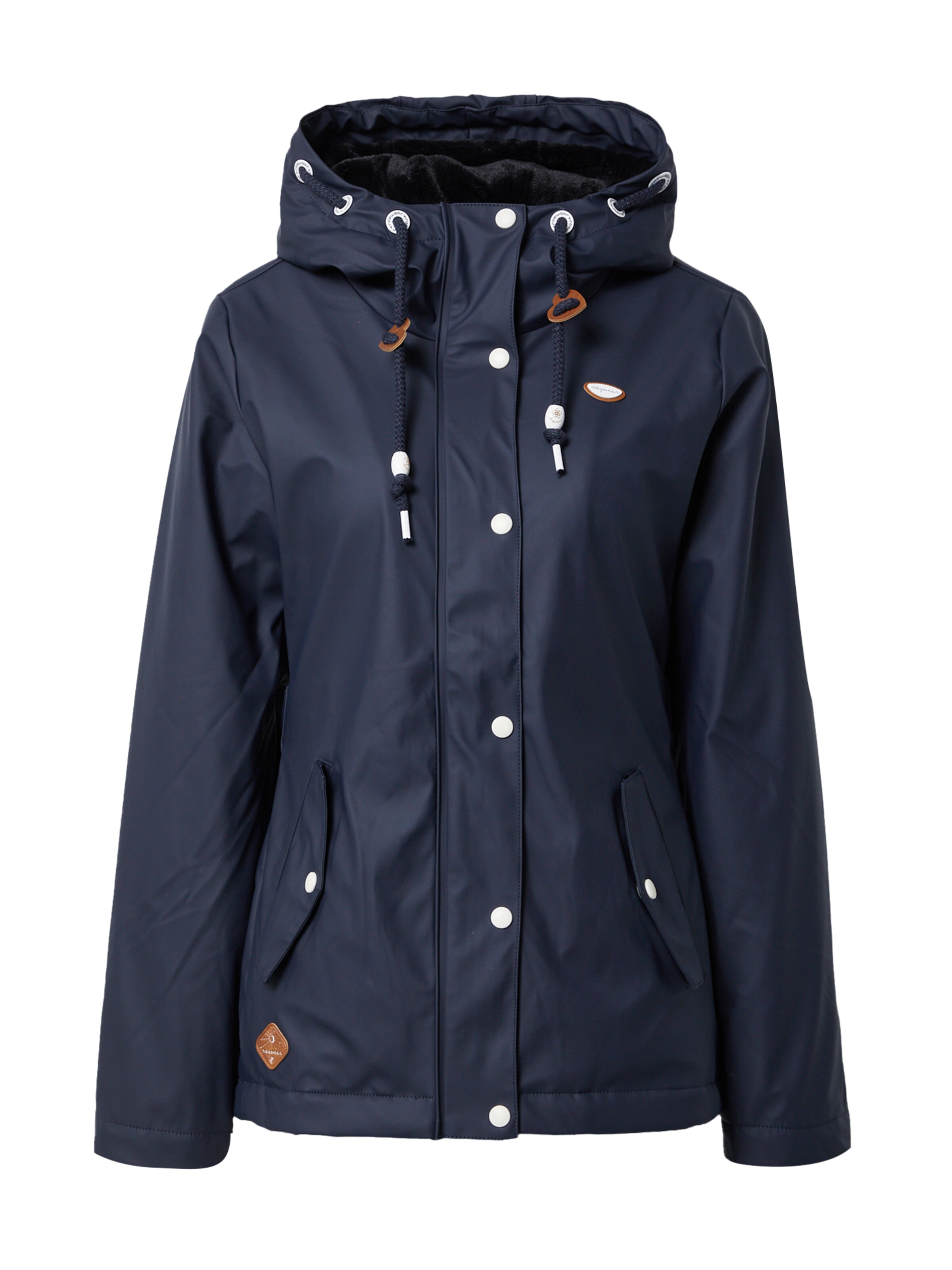Ragwear Between-Season Jacket 'MARGGE' in Blue: front