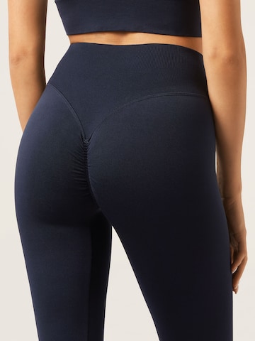 CALZEDONIA Skinny Leggings 'Scrunch' in Blau
