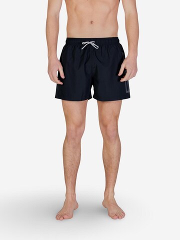 Pantaloncini da bagno '7M002001 AF14497' di EA7 Emporio Armani in nero: frontale