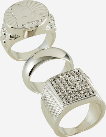 Urban Classics Ring 'Pray Hands' in Silber: front