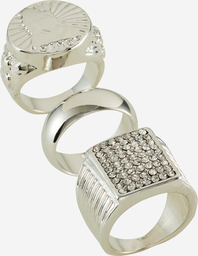 Urban Classics Sieraden set 'Pray Hands' in de kleur Zilver / Transparant, Productweergave