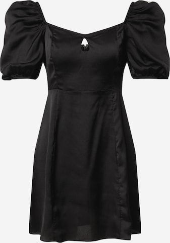 GLAMOROUS Obleka | črna barva: sprednja stran