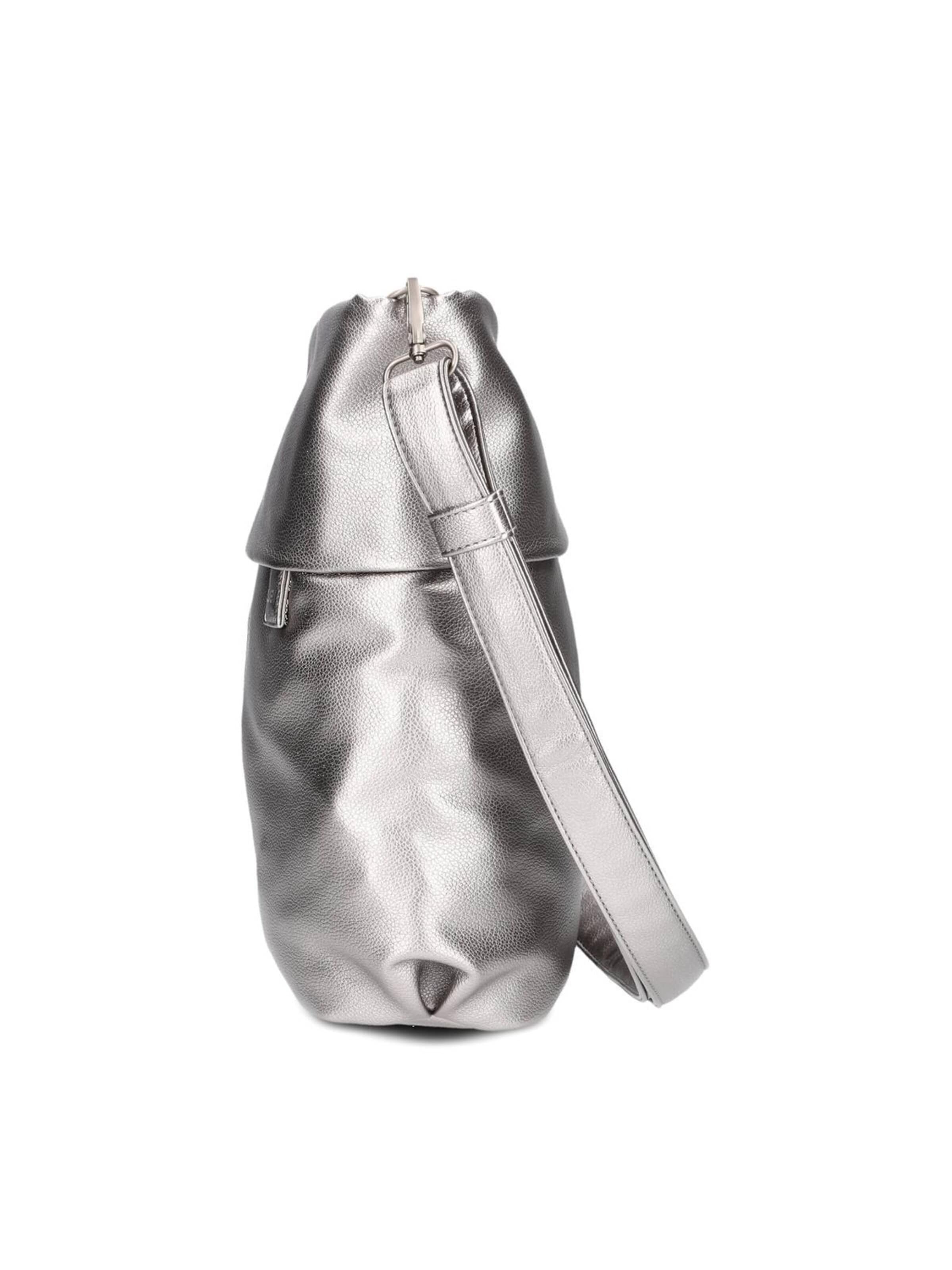 ZWEI Handtas 'MADEMOISELLE.M M12' in Zilver