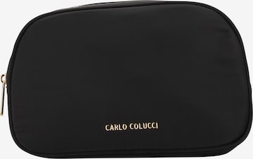 Carlo Colucci Toiletry Bag ' Cracco ' in Black: front