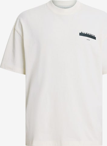 balta AllSaints Marškinėliai 'REDACT': priekis