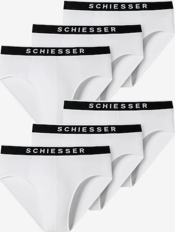 SCHIESSER Slip in White: front