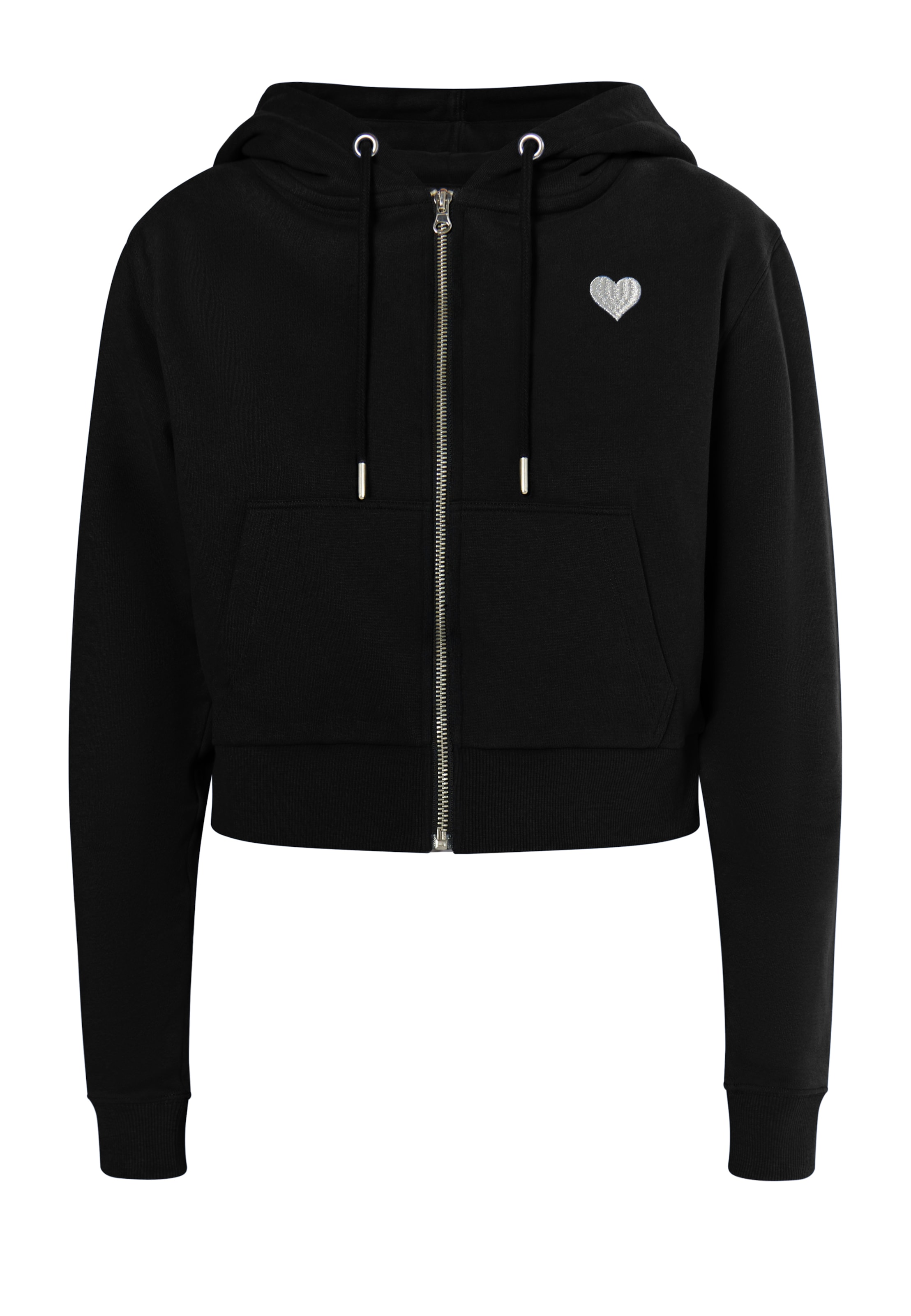 MYMO Sweatjacka 'Biany' i svart: framsida