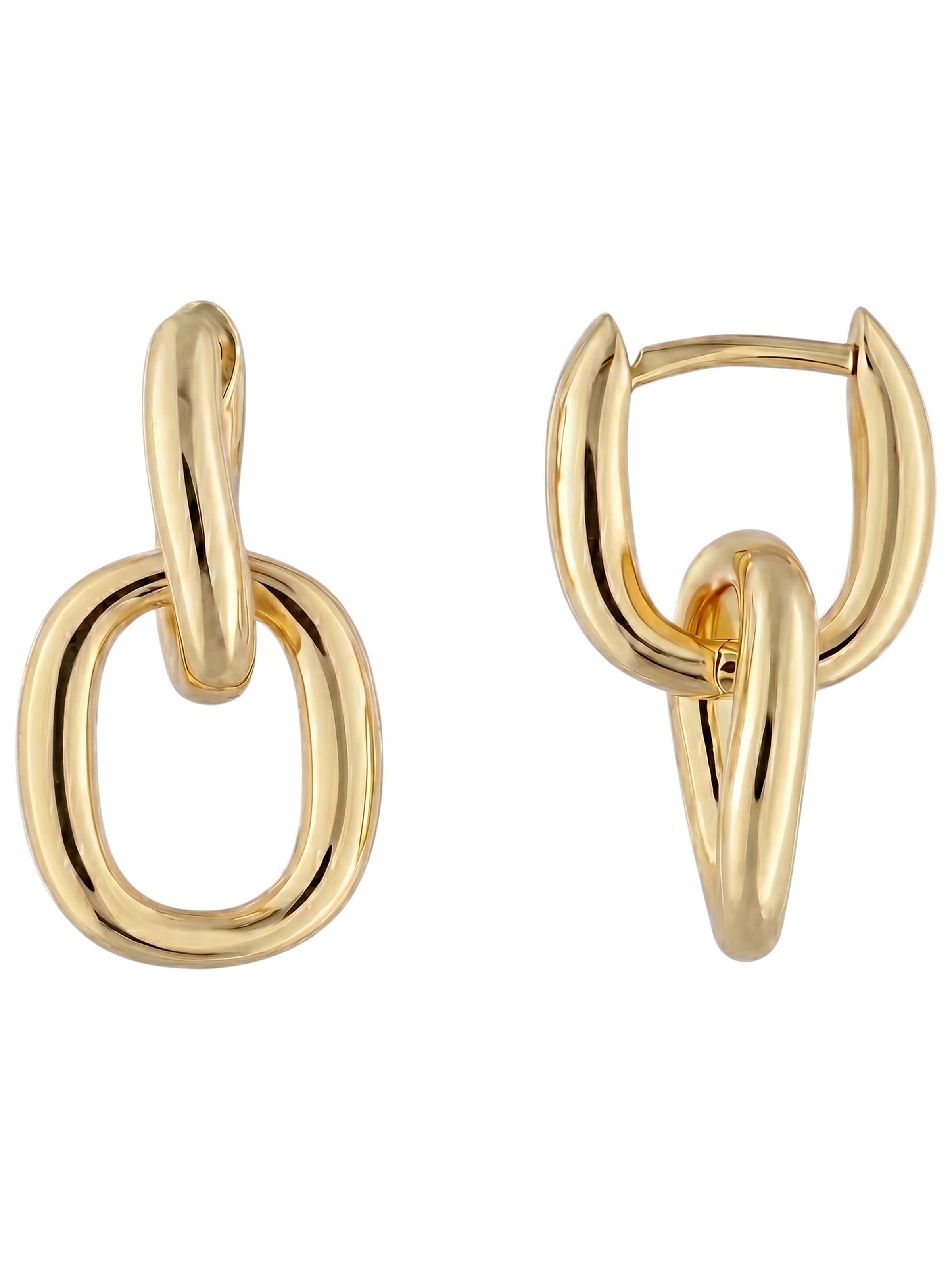 Jobo Ohrringe‌‌ in Gold: Vorderseite