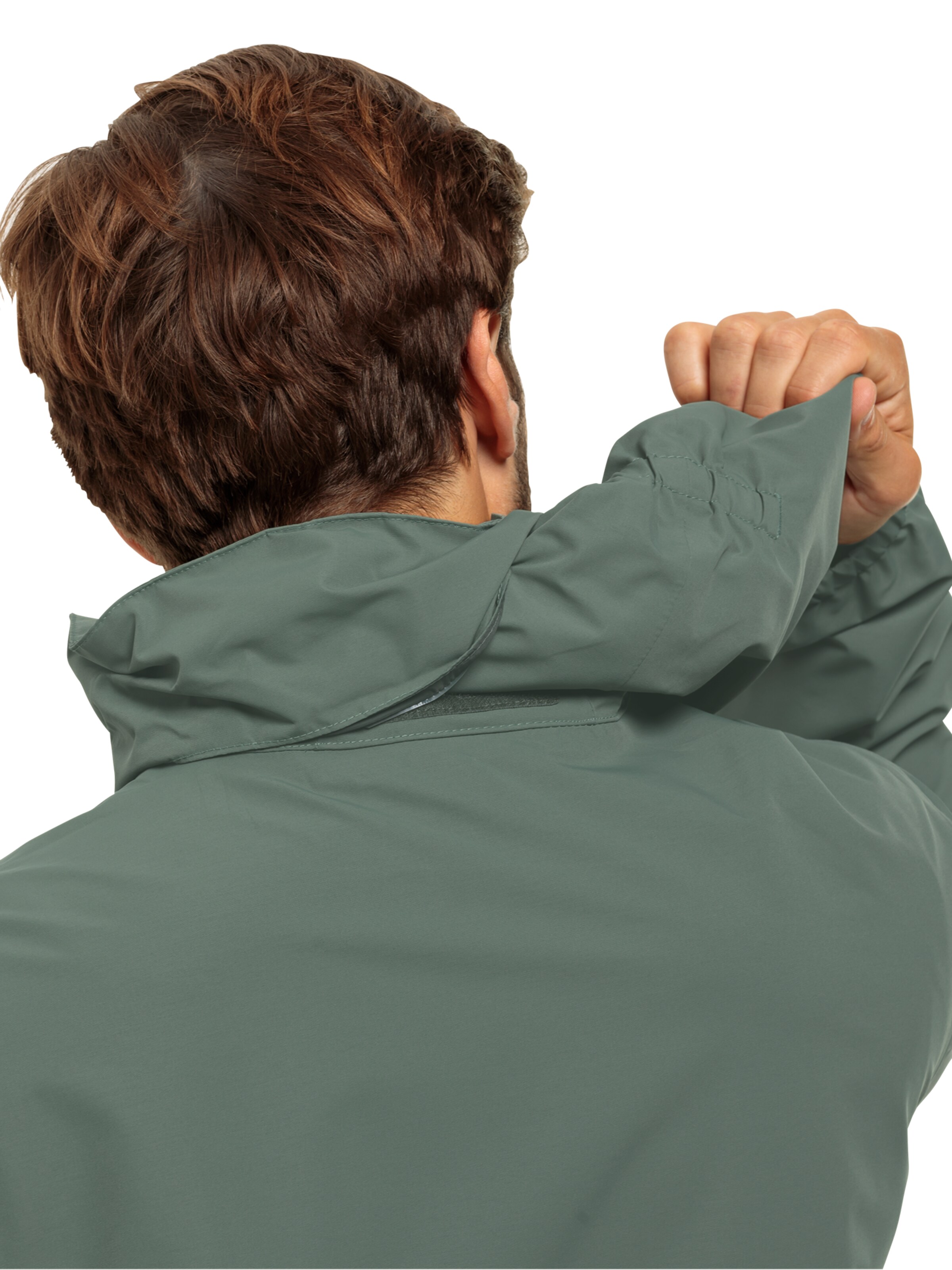 Veste outdoor 'STORMY POINT' JACK WOLFSKIN en vert
