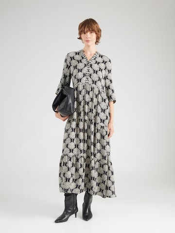 MORE & MORE Shirt Dress in Black: front