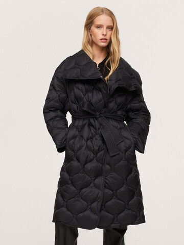 MANGO Winter Coat 'Drile' in Black: front