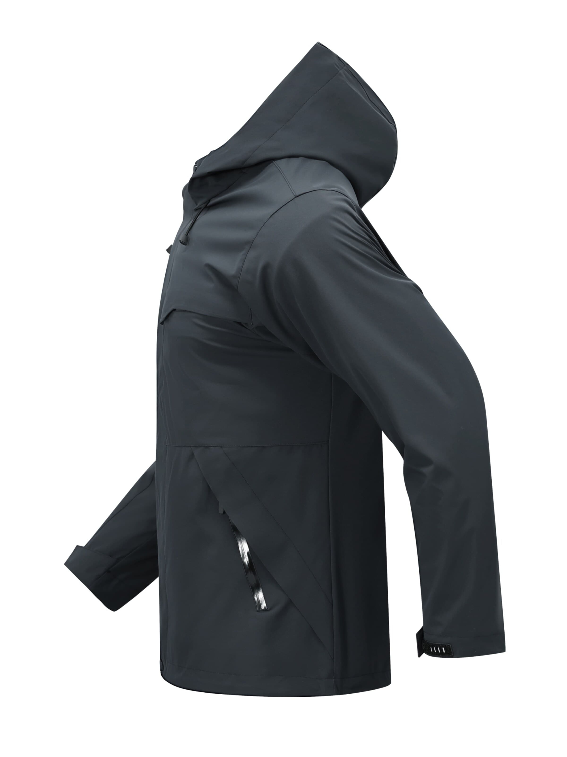 YOUTHUP Outdoor jacket 'Wandrer' in Grey