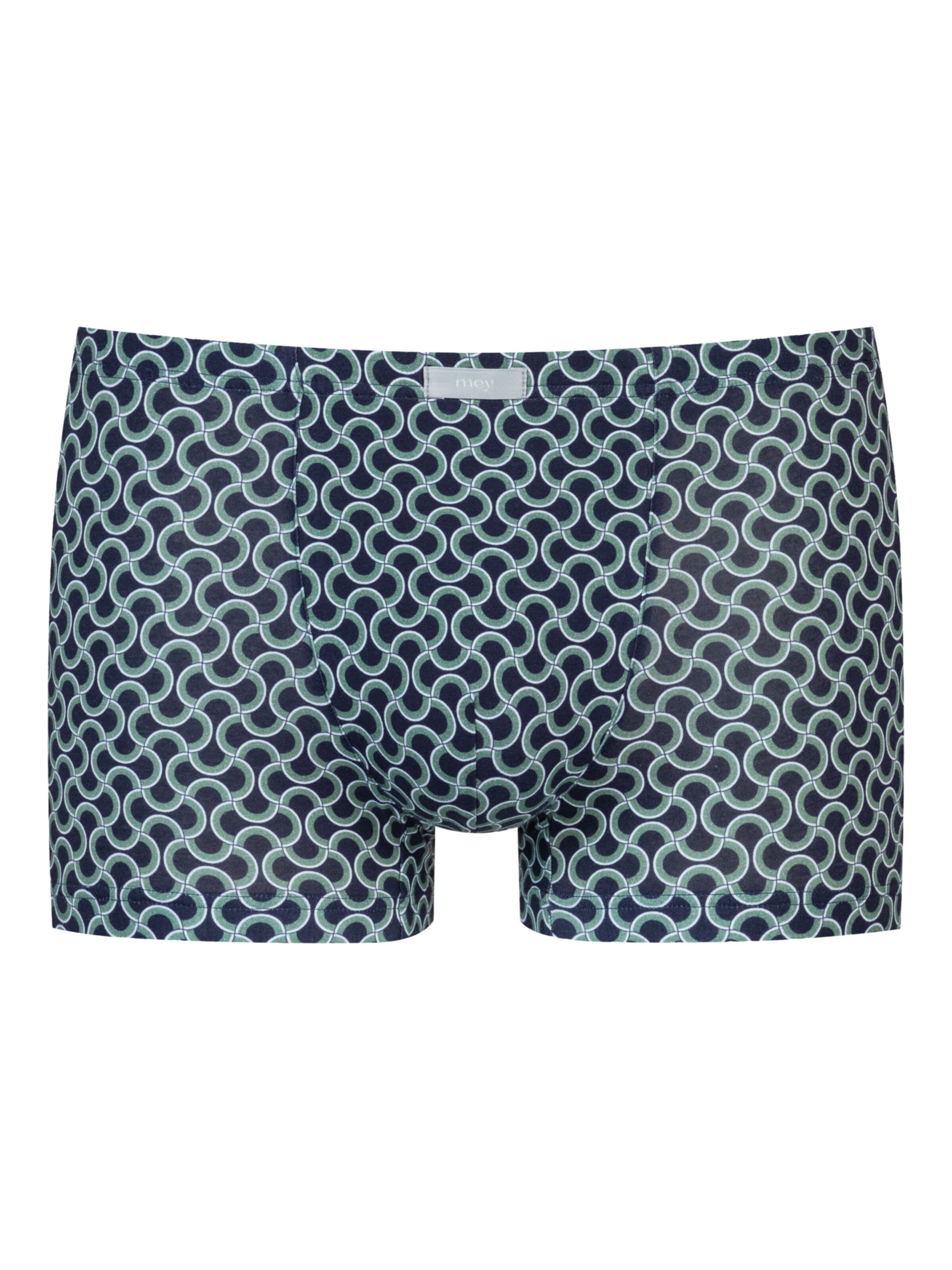 Mey Boxershorts 'Curves' in Blauw: voorkant