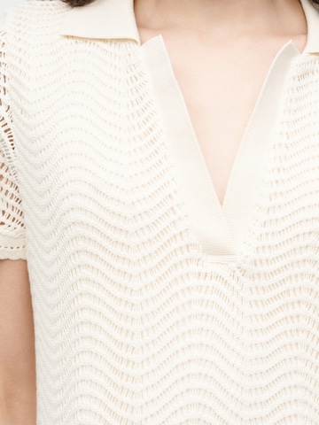 BOSS Трикотажное платье 'C_Eloa' в Белый