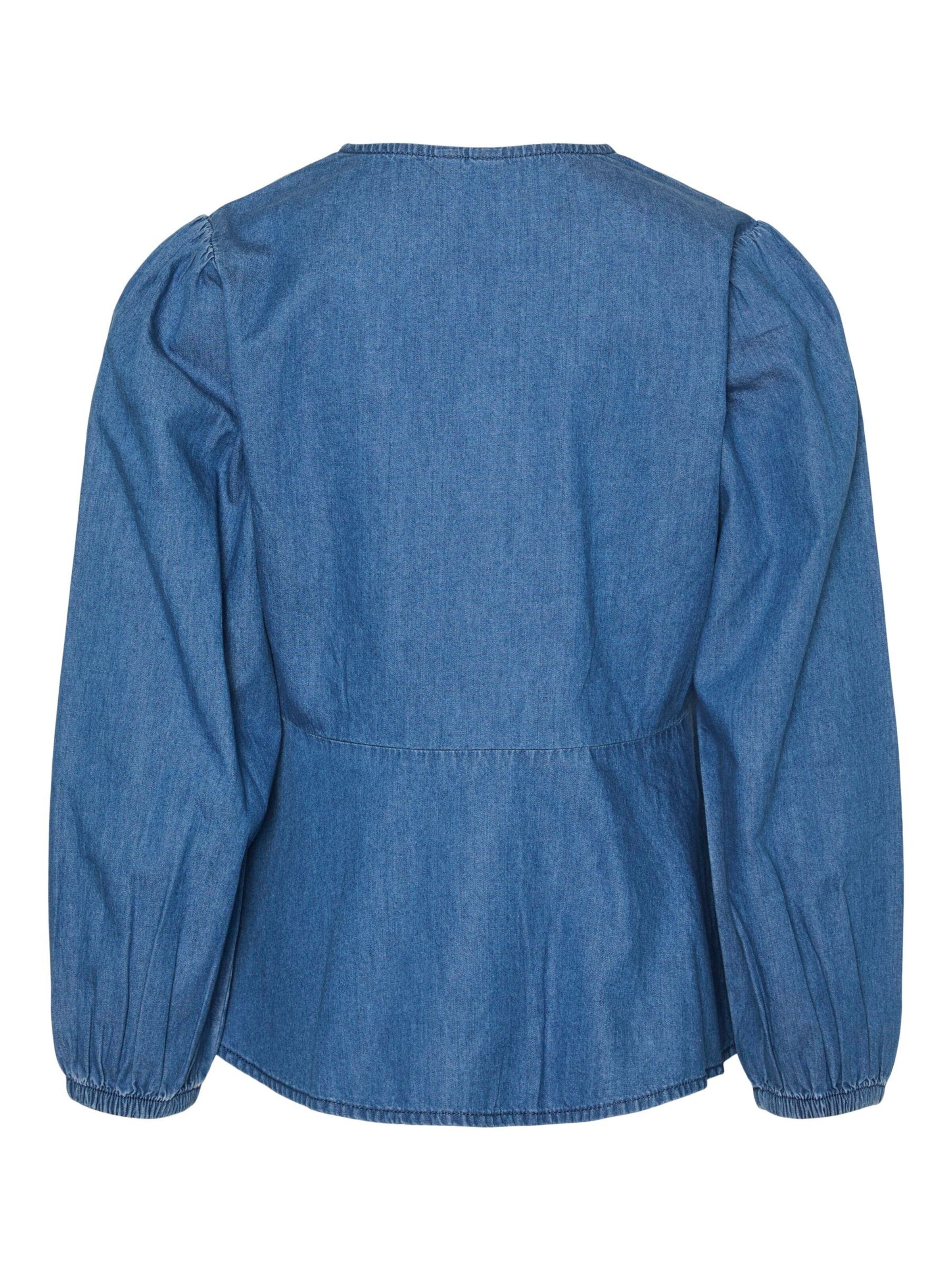 Chemisier 'VMDemi' Vero Moda Girl en bleu