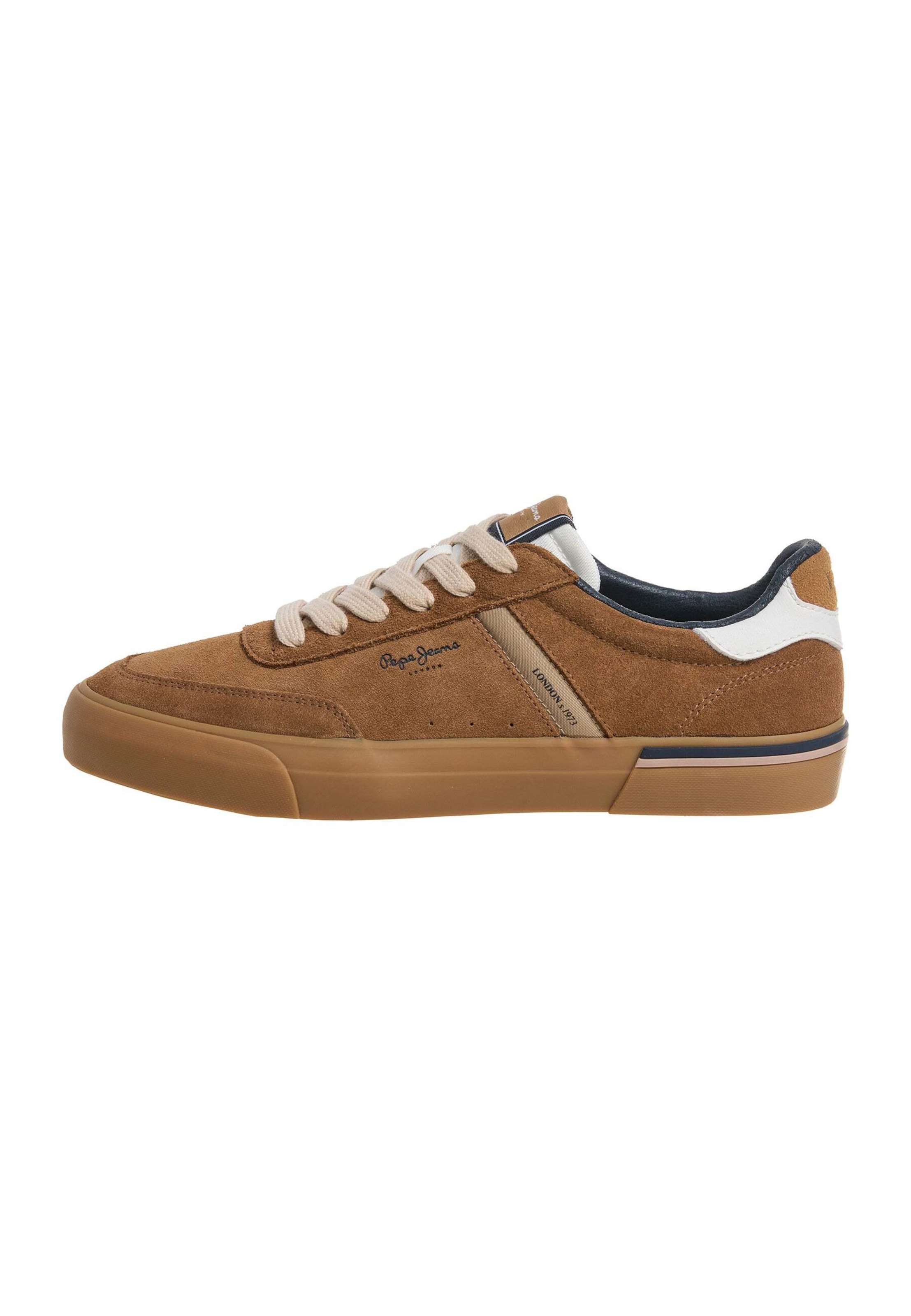 Pepe Jeans Sneaker 'Kenton Suede' in Beige: Vorderseite
