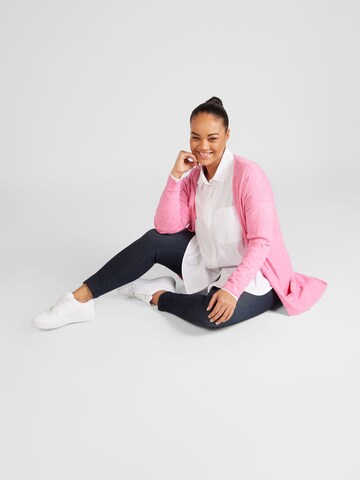 Geacă tricotată 'NEW ESLY' de la ONLY Carmakoma pe roz