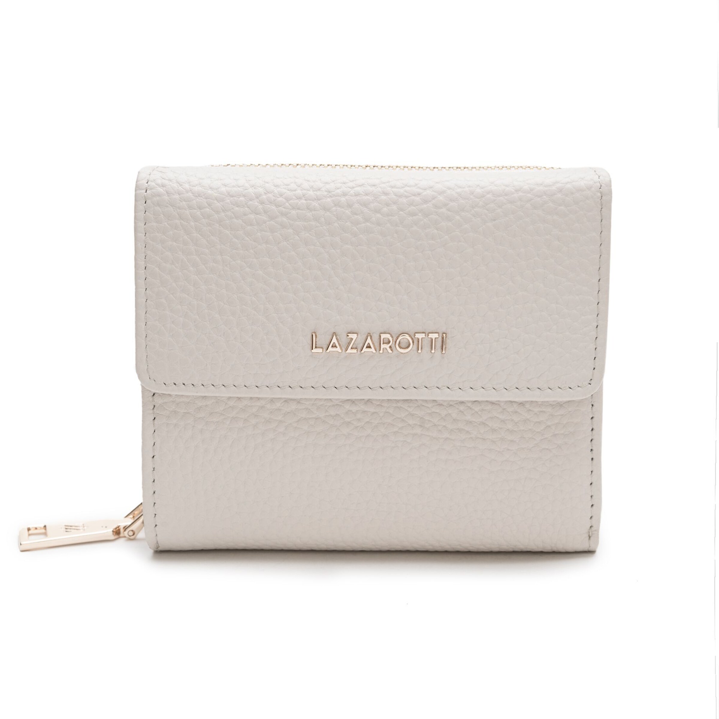 Portamonete 'Bologna' di Lazarotti in bianco: frontale