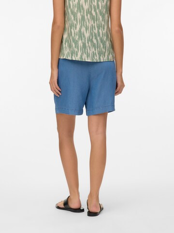 VERO MODA Loosefit Bandplooibroek 'VMFLEUR' in Blauw