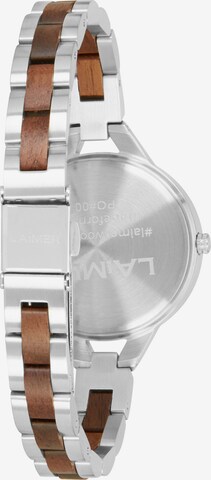 LAiMER Analog Watch in Silver