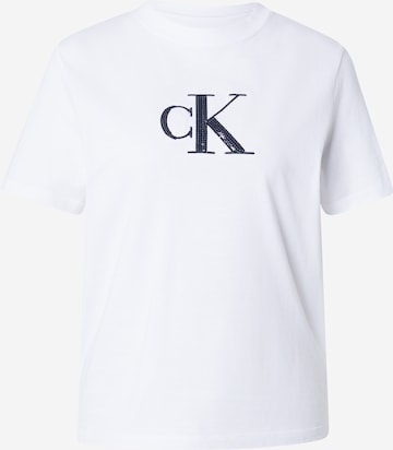 Calvin Klein JeansMajica - bijela boja: prednji dio
