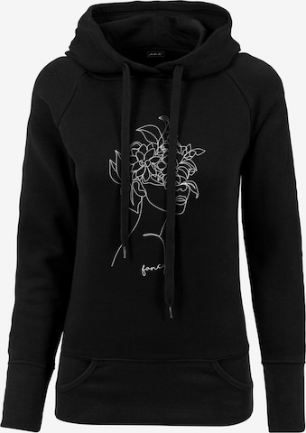 MT Men Sweatshirt in Zwart: voorkant