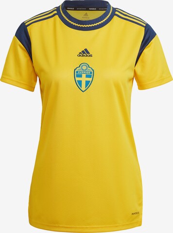 Maillot 'Schweden 21/22' ADIDAS SPORTSWEAR en jaune : devant