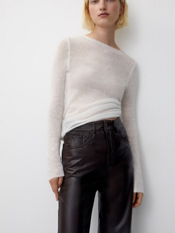 Pull&Bear Flared Pants in Brown