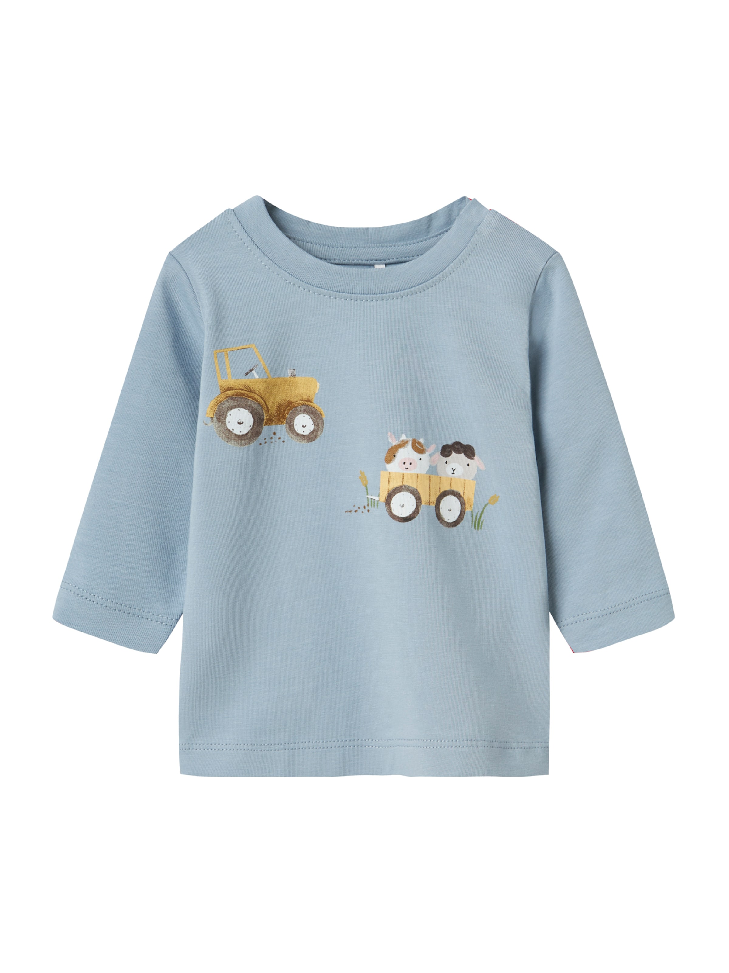 NAME IT T-Krekls 'NBMLANG', krāsa - dūmu zils / sarkanīgs / dubļu krāsas, Preces skats