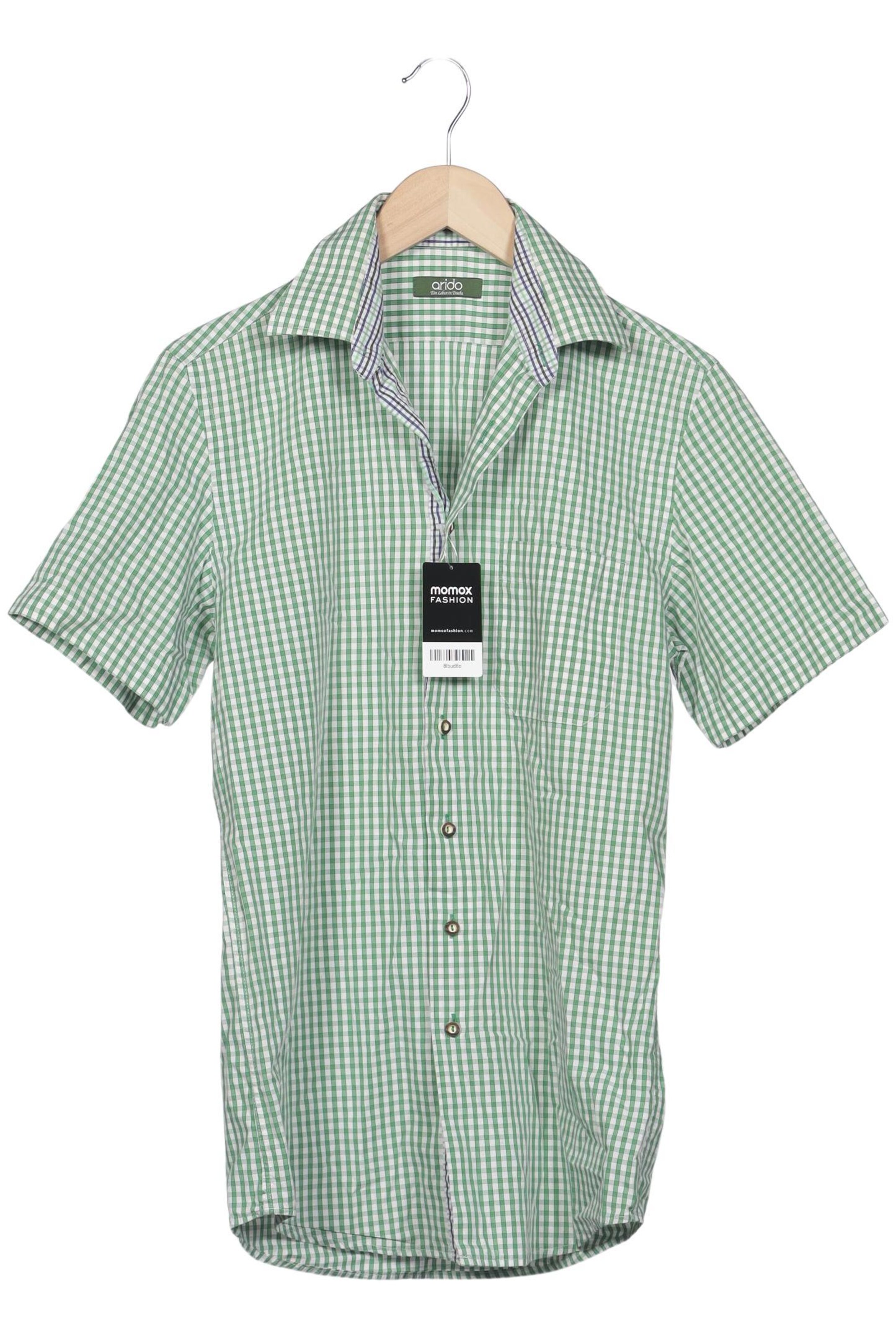 Arido Button Up Shirt in S in Green: front