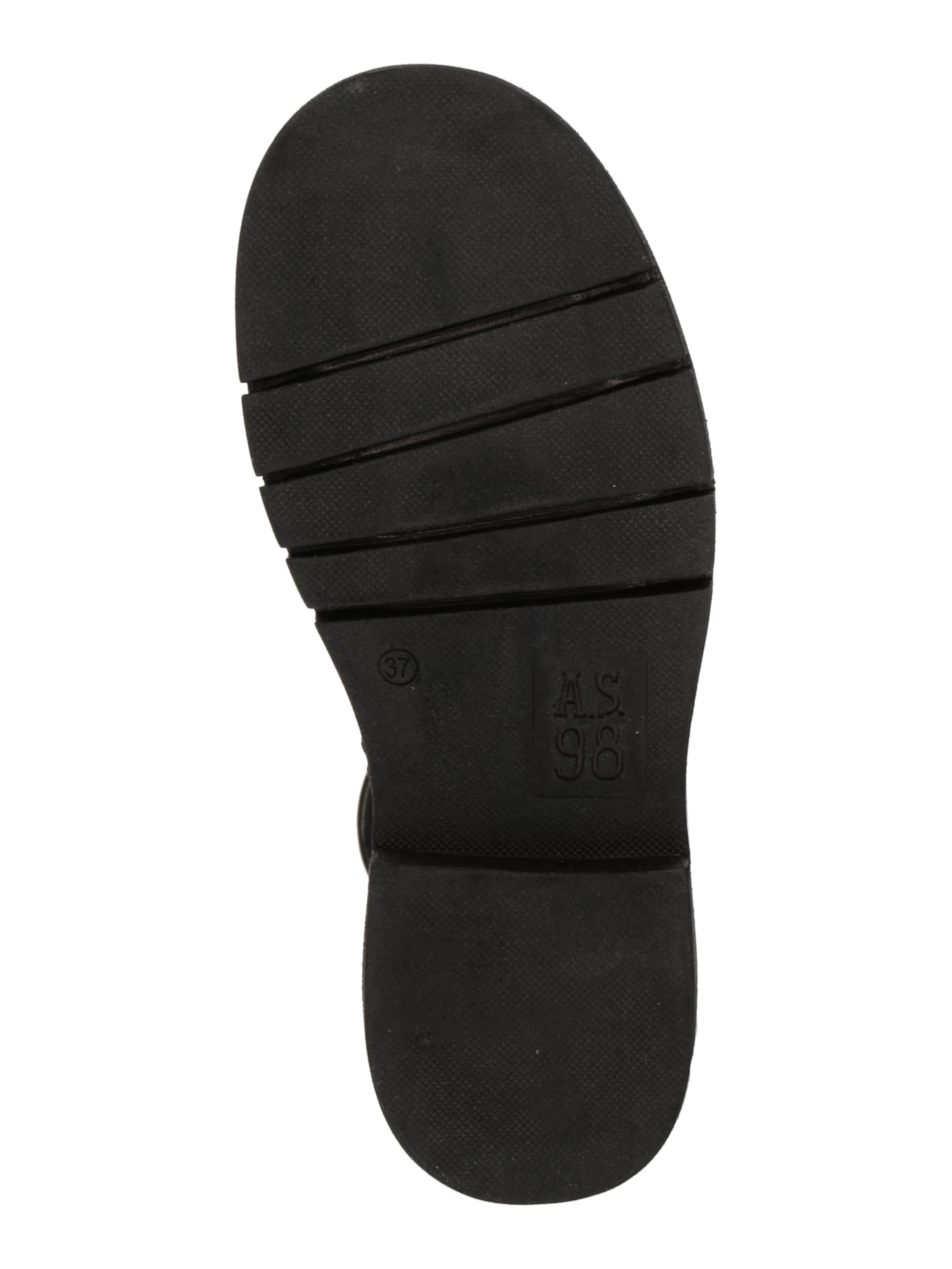 A.S.98 Boots in Zwart