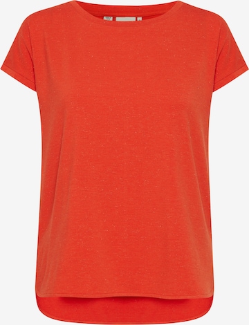 ICHI قميص بلون برتقالي: الأمام