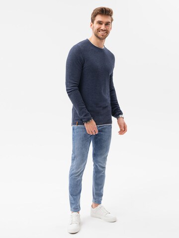 Ombre Sweater 'E121' in Blue