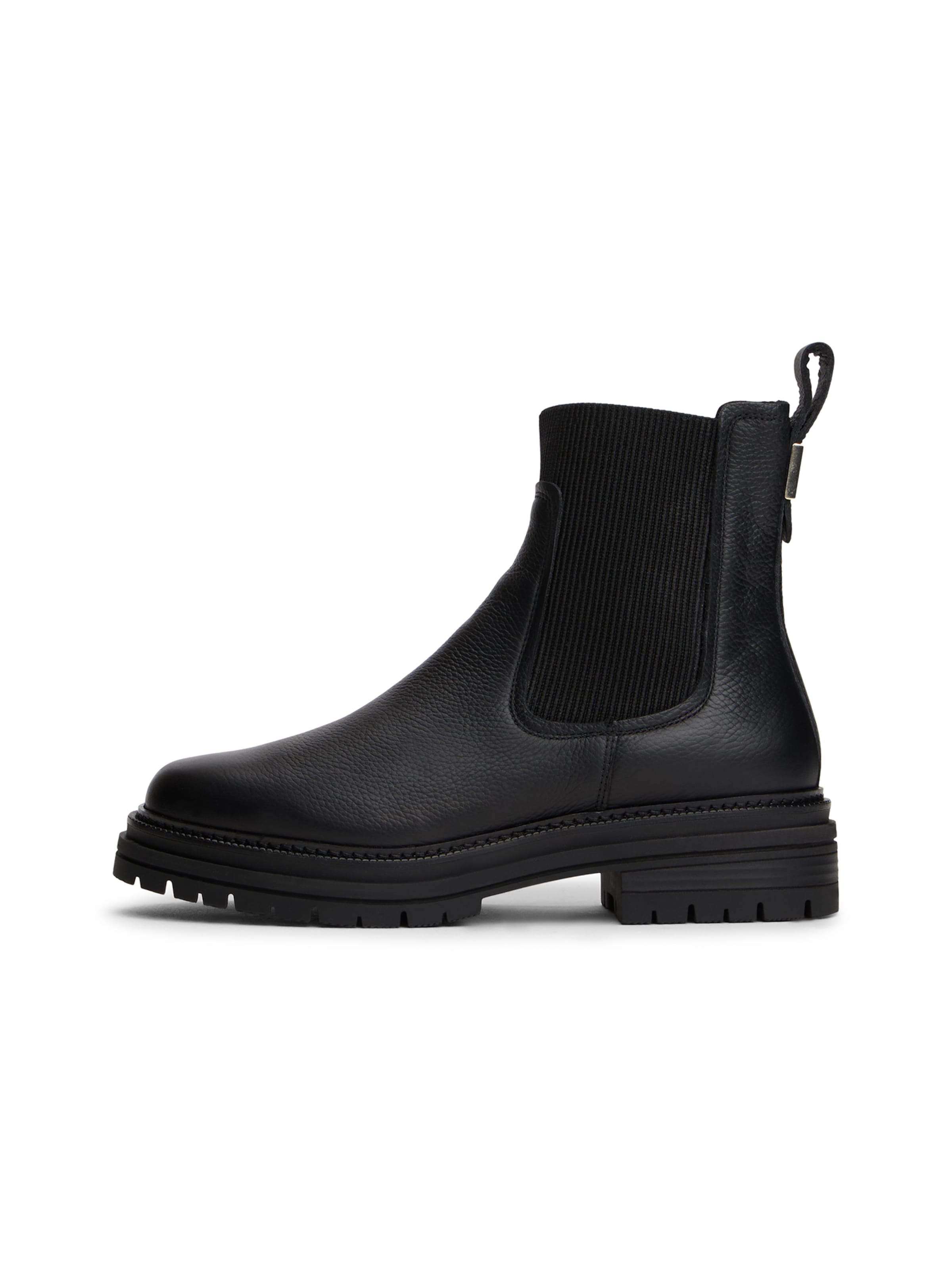 TOMMY HILFIGER - Botas chelsea em preto: frente
