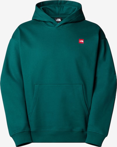 THE NORTH FACE Sweater majica 'Axys' u azur / tamno zelena / crvena / bijela, Pregled proizvoda